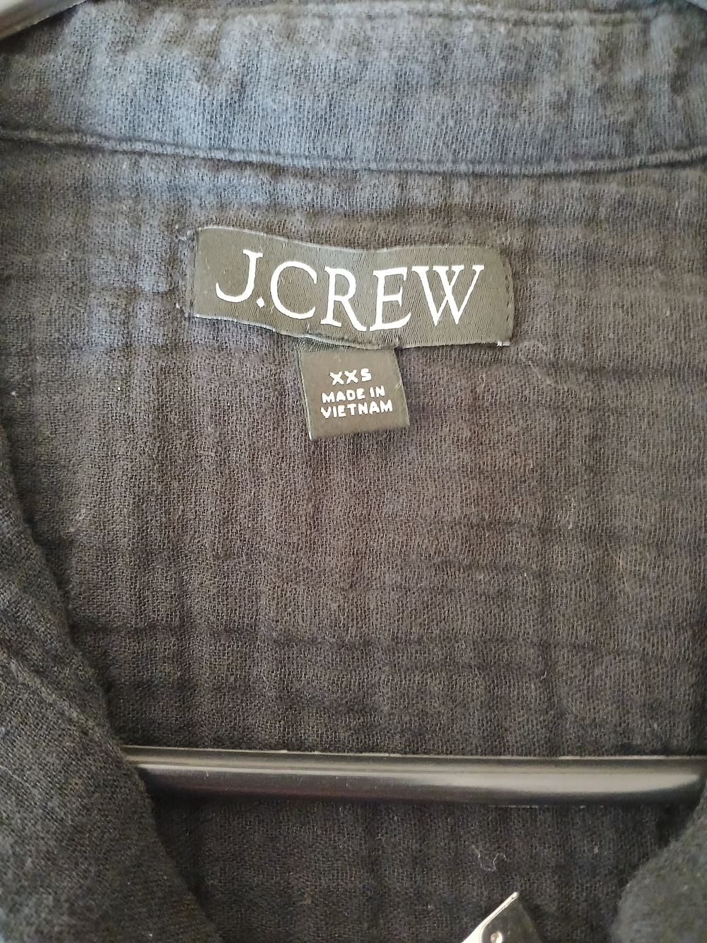 J. Crew Black Short-Sleeve Dress - Picture 6 of 8